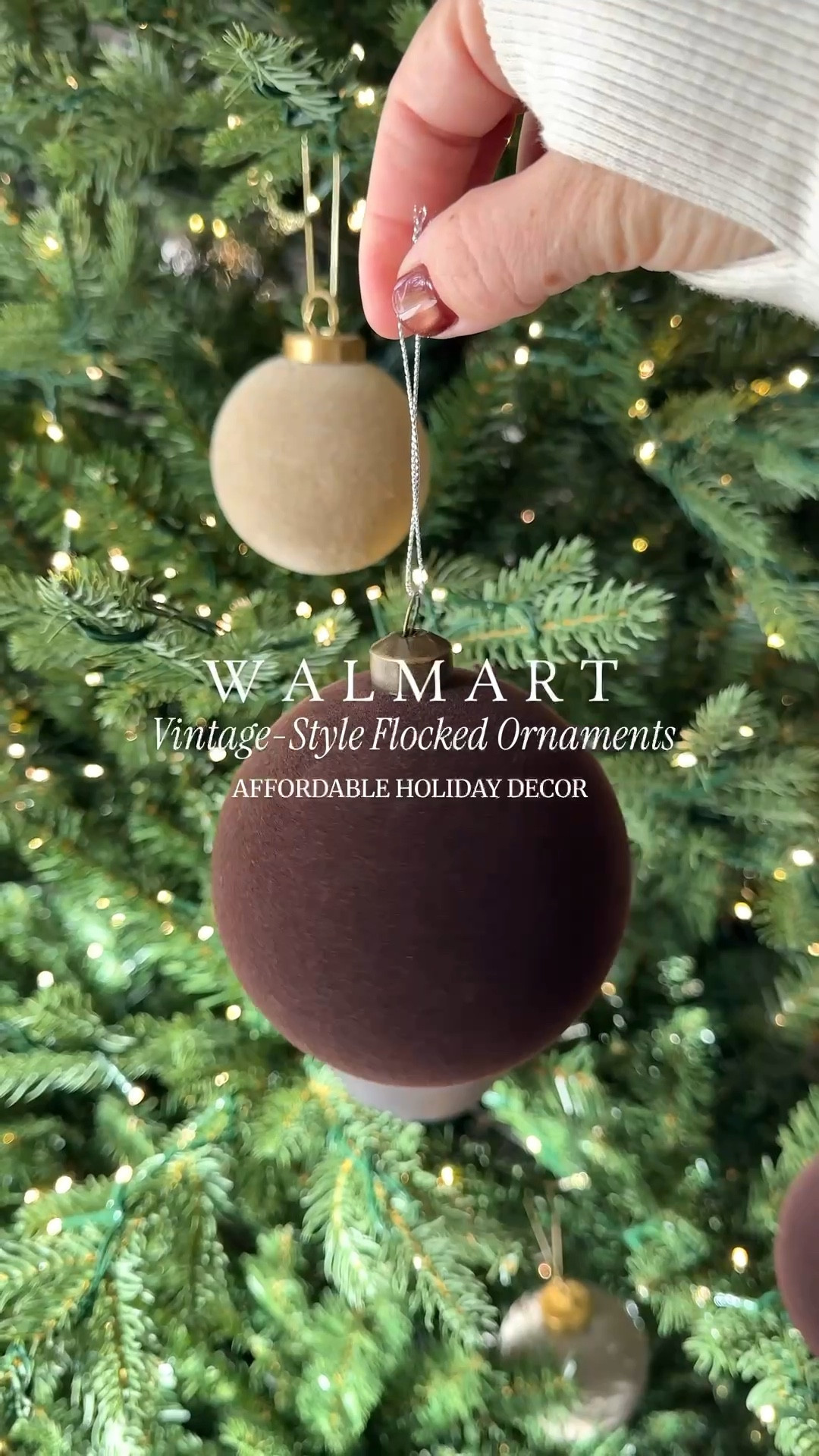 DEAL ALERT 🚨 These brown flocked ball ornaments from Walmart not only beautiful, but they’re under nine dollars for a set of four! 🤎

Christmas decor | holiday | ornaments | Christmas tree | collar | rustic | earthy



#LTKSeasonal #LTKHome #LTKHoliday