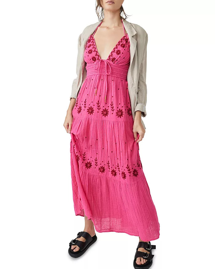 Real Love Embroidered Maxi Dress | Bloomingdale's (US)