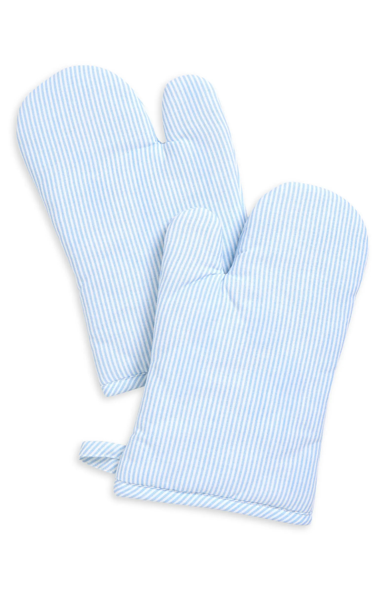 WEEZIE Set of 2 Stripe Oven Mitts | Nordstrom | Nordstrom