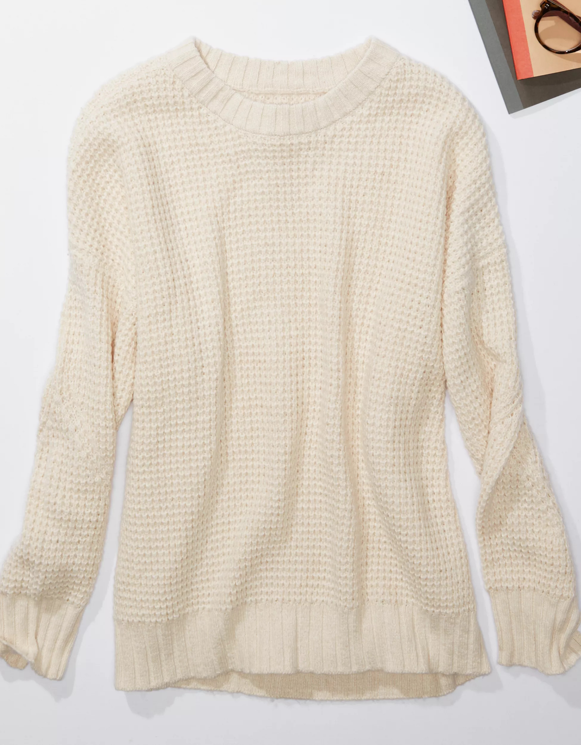 AE Oversized Waffle Knit Sweater | American Eagle Outfitters (US & CA)