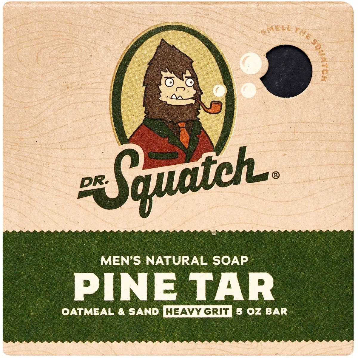 DR. SQUATCH Men's All Natural Bar Soap - Pine Tar - 5oz | Target