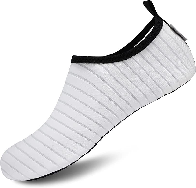 VIFUUR Water Sports Shoes Barefoot Quick-Dry Aqua Yoga Socks Slip-on for Men Women | Amazon (US)