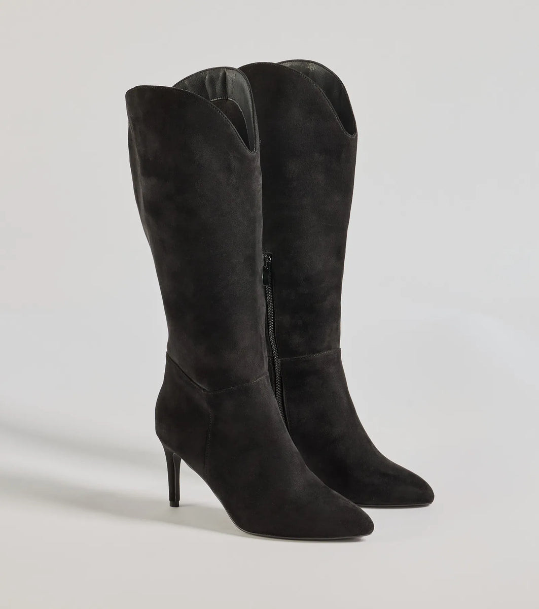 Time To Strut Under-The-Knee Stiletto Boots | Windsor Stores