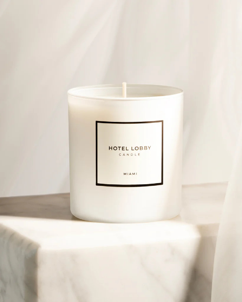 Miami Candle | Hotel Lobby Candle