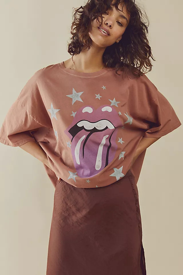Rolling Stones One Size Tee | Free People (Global - UK&FR Excluded)