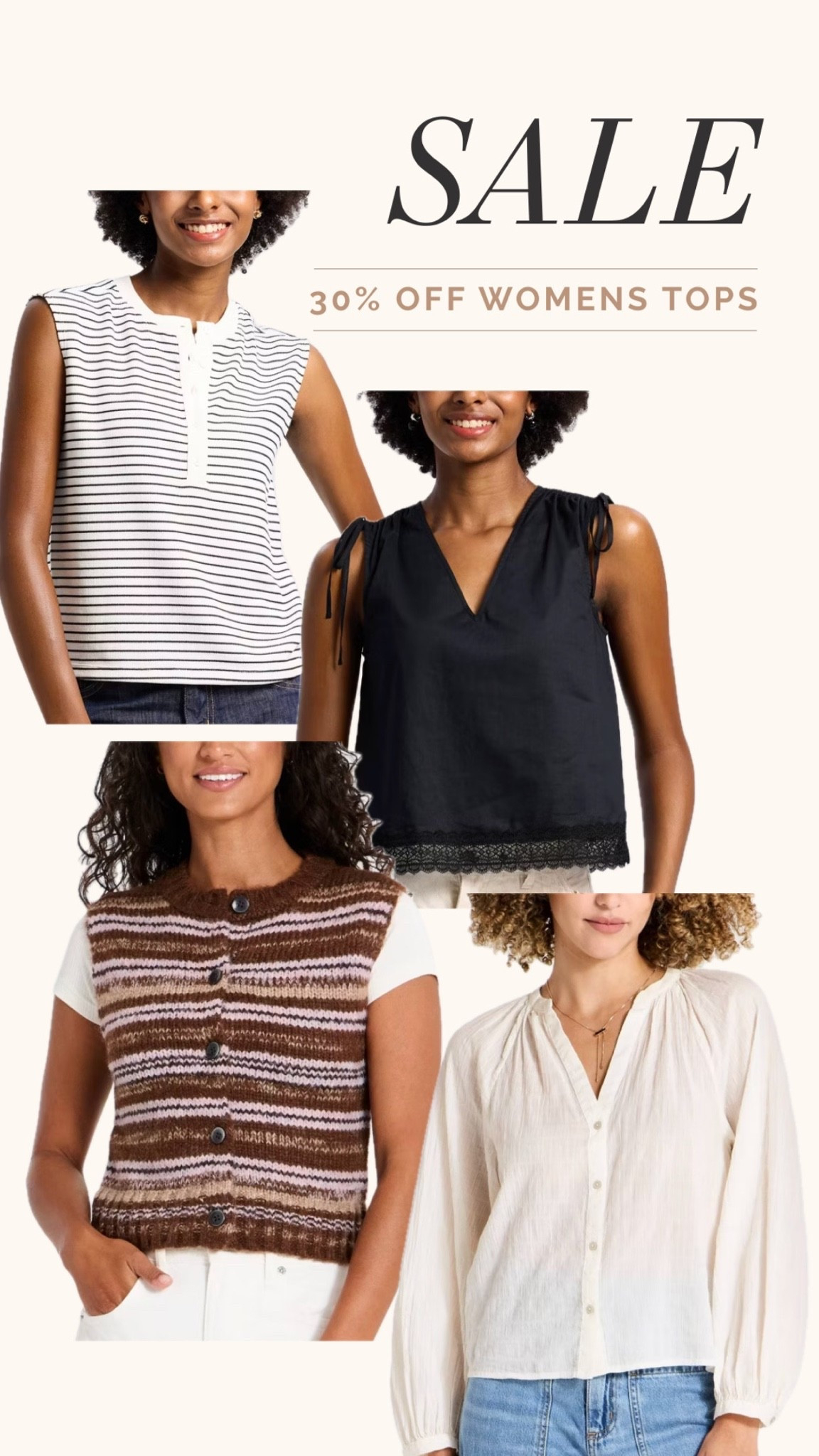 Women’s top 30% off at Target!

#LTKootd #LTKgrwm #LTKSaleAlert