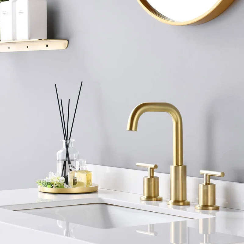 Widespread Faucet 2-handle Bathroom Faucet with Drain Assembly | Wayfair Professional