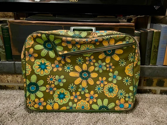 Vintage Floral Suitcase | Etsy | Etsy (US)