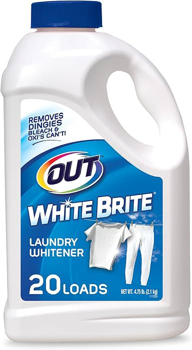 OUT White Brite Laundry Whitener Bleach Alternative, Stain Remover Detergent Booster Powder for C... | Amazon (US)