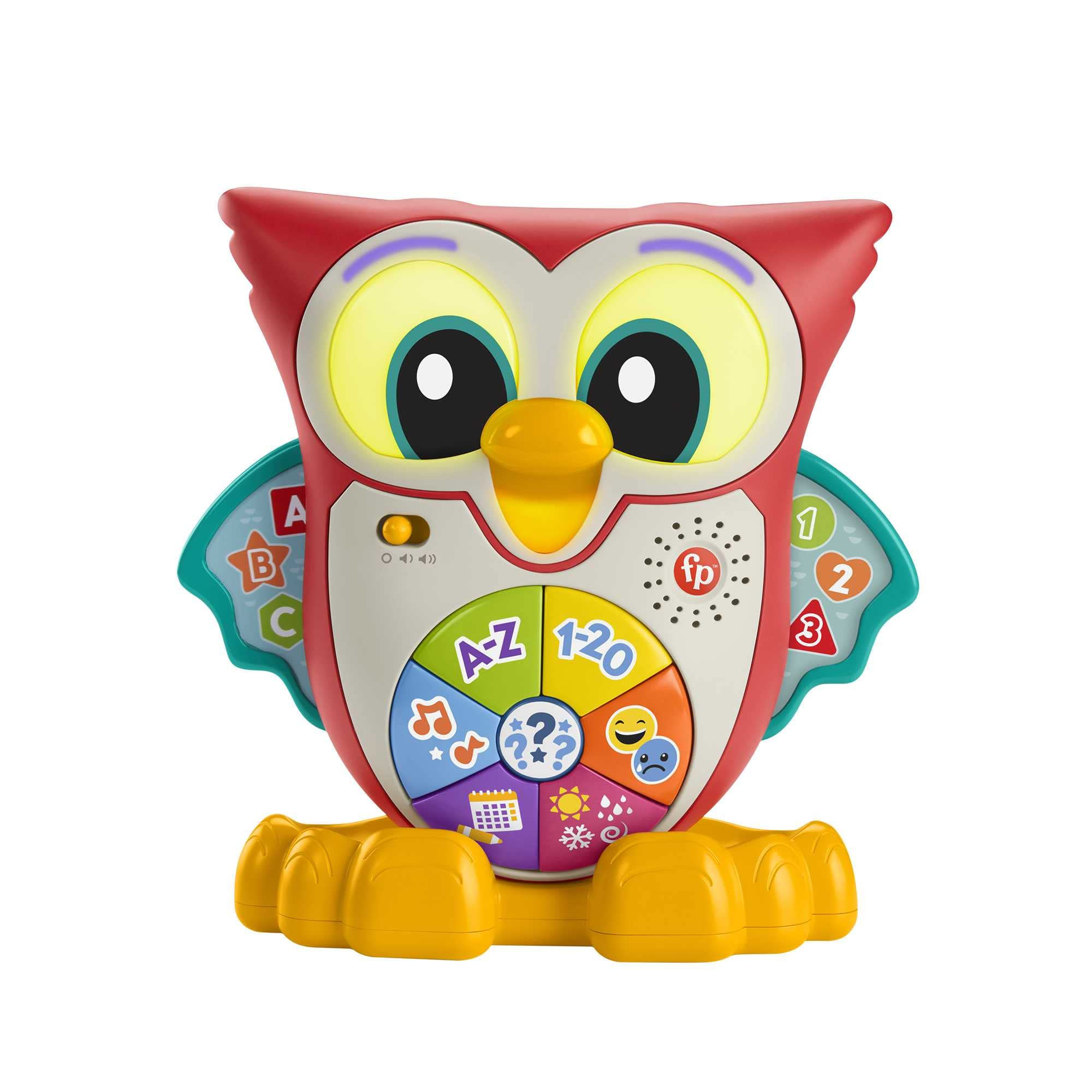 ​Fisher-Price Linkimals Light-Up & Learn Owl, German Version, interactive musical learning toy ... | Amazon (UK)
