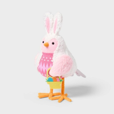 Featherly Friends™ 'Skipster' Easter Bunny Bird with Basket - Spritz™ | Target