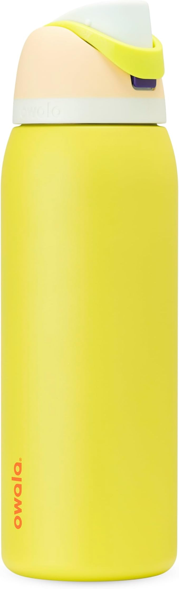Owala FreeSip Stainless Steel Water Bottle 40 oz (Lemon variant, 40oz) | Amazon (US)