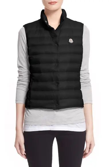 'Liane' Water Resistant Short Down Vest | Nordstrom