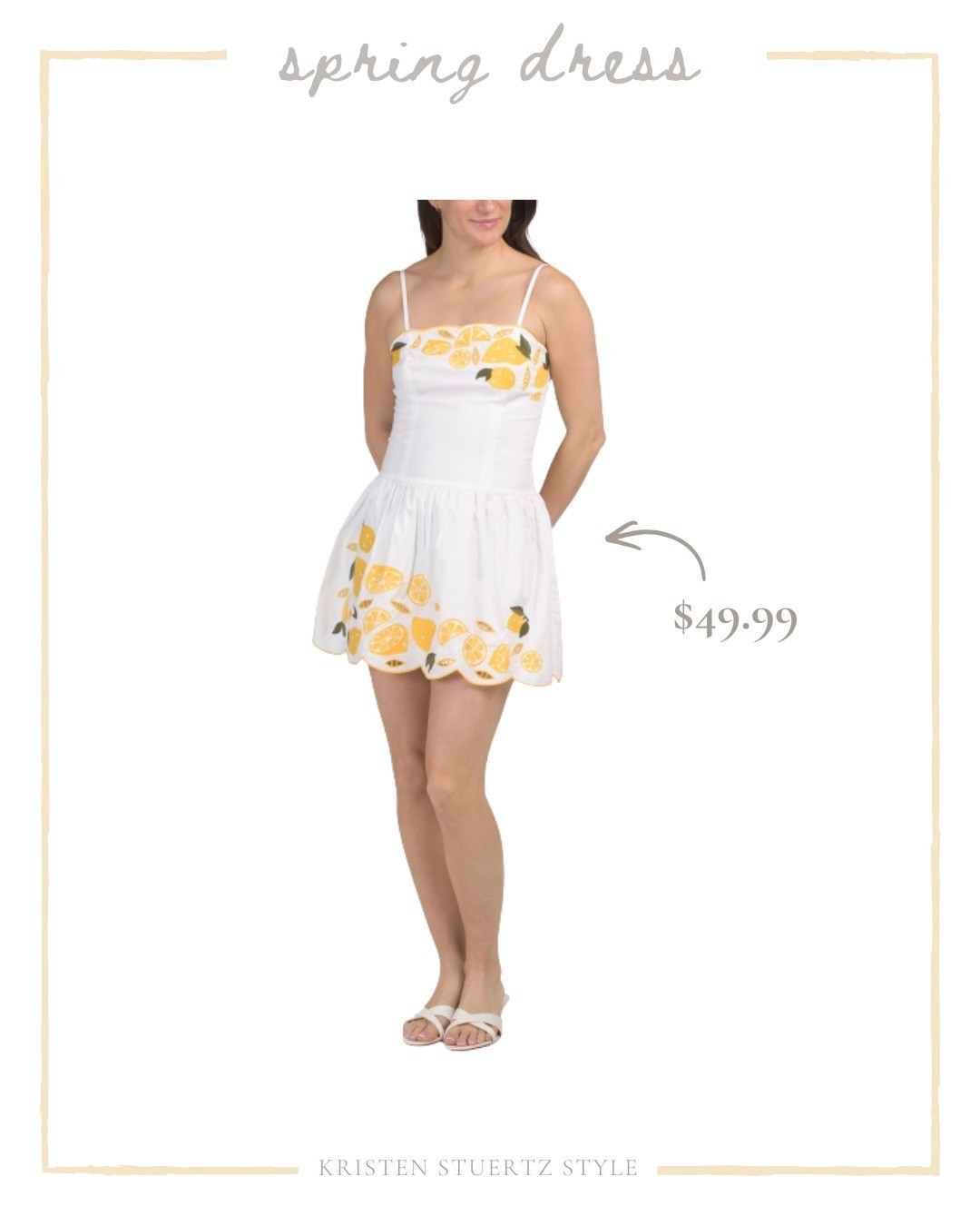 A sweet mini dress under $50! 


@ltk 

#date night outfits #spring outfits 2026 #spring dresses #vacation outfits beach #resort wear 2026 #travel outfits #ltkshoecrush

#LTKTall #LTKootd #LTKTravel #LTKOver40
