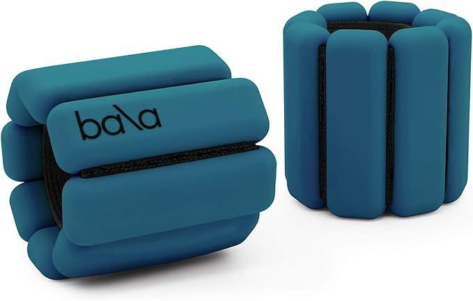 Bala Bangles - Set of 2 (1lb & 2lb) | Adjustable Wearable Wrist & Ankle Weights | Yoga, Dance, Ba... | Amazon (US)