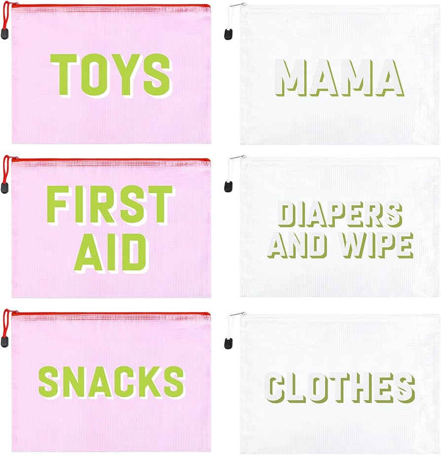 6pcs Hospital Diaper Bag Organizing Pouches for Labor and Delivery, Maternity Essentials Diaper B... | Amazon (US)