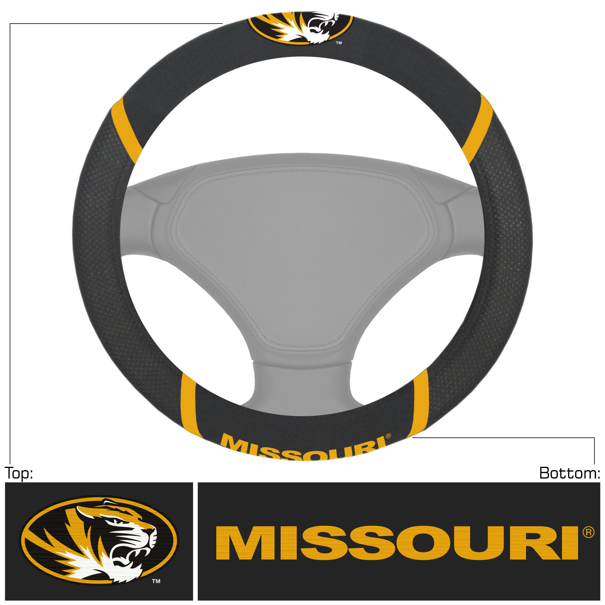 Missouri Tigers Steering Wheel Cover | Fanatics