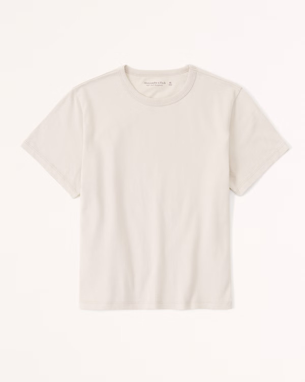 Essential Body-Skimming Tee | Abercrombie & Fitch (US)