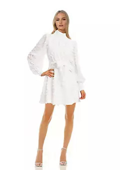 Jewel Badgley Mischka Mock Neck Sleeve | Belk