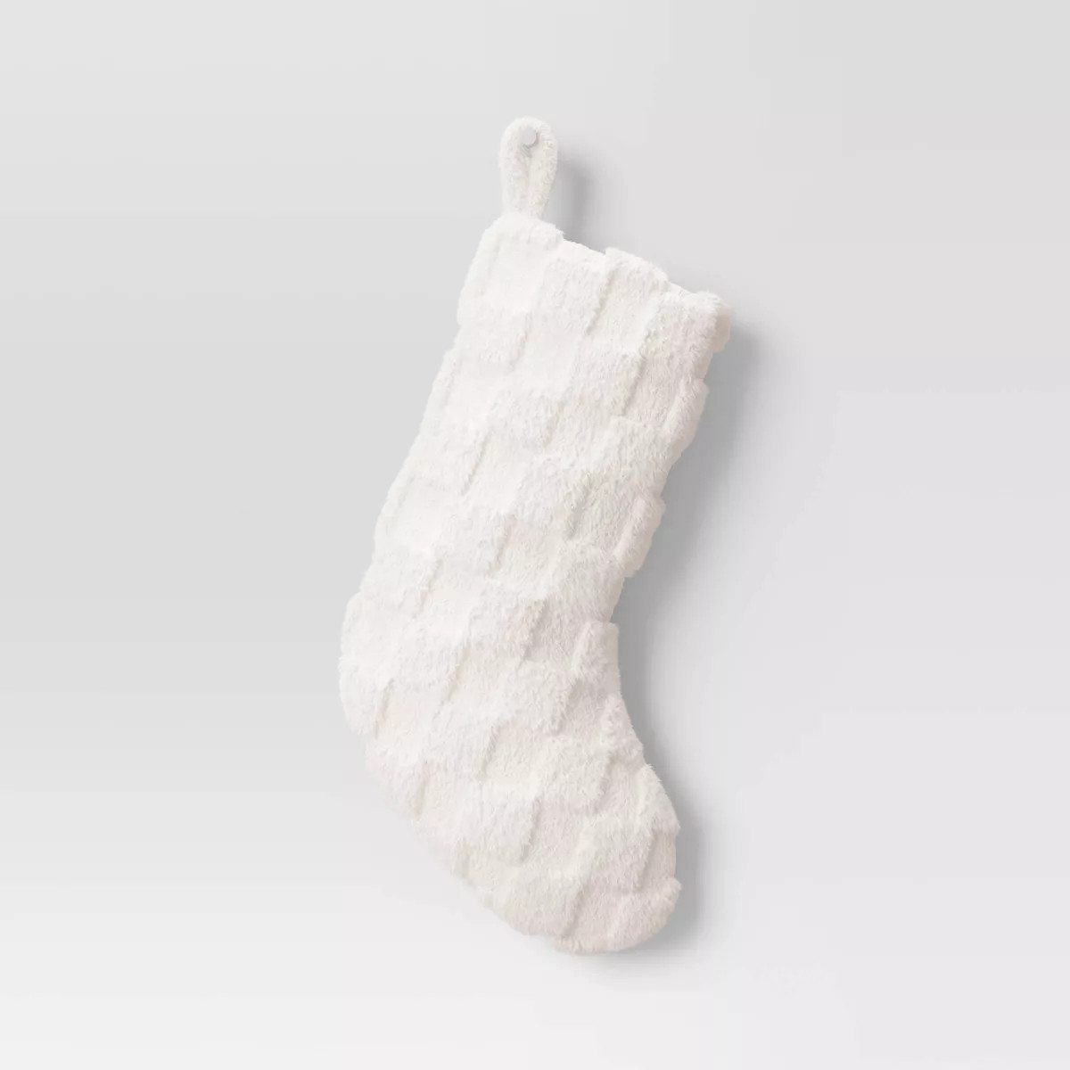 20" Plush Checkerboard Pattern Christmas Stocking - Wondershop™ | Target