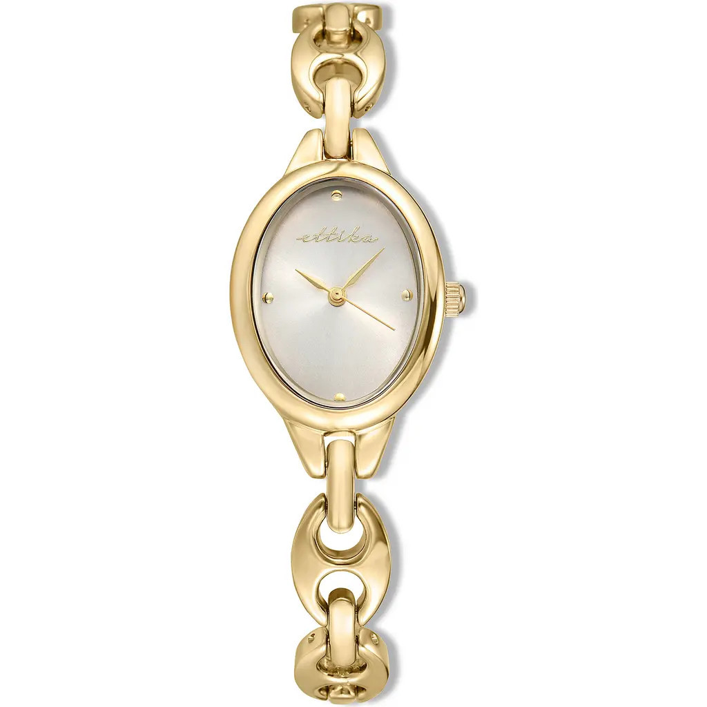 Ettika Oval Mariner Chain Watch in Bone And Gold at Nordstrom Rack | Nordstrom Rack