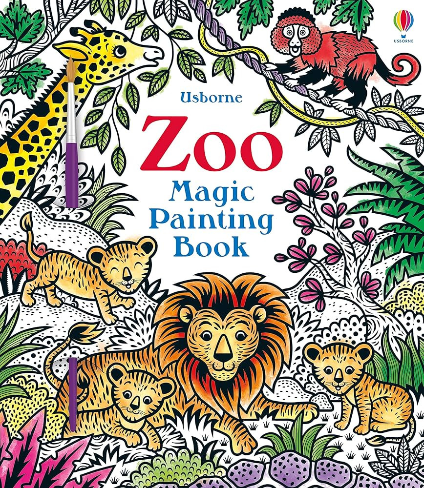 Zoo Magic Painting Book (Magic Painting Books) | Amazon (US)