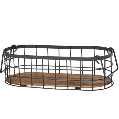 The Lakeside Collection Wire Kitchen Countertop Fruit Baskets - Set of 2 - | Target