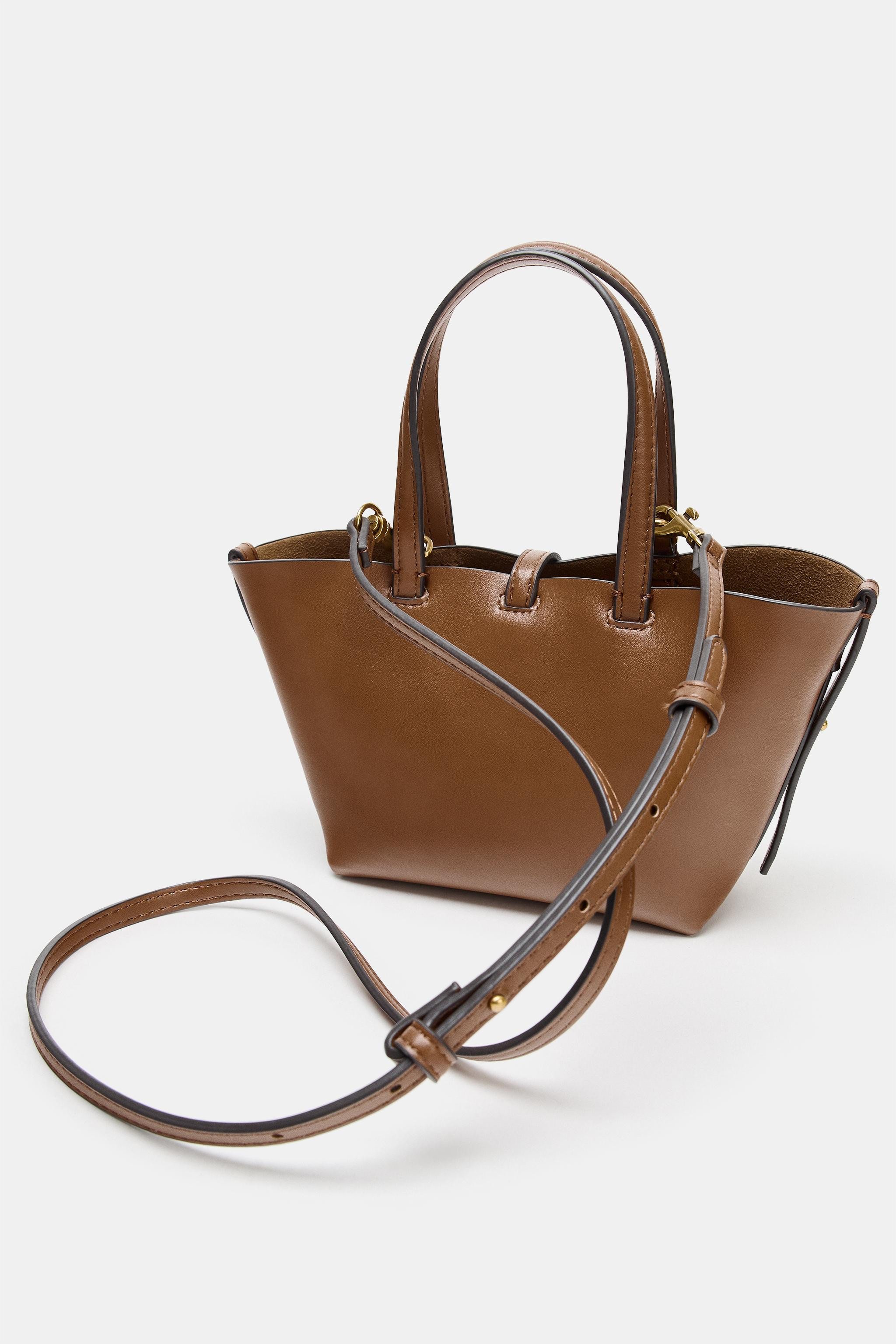 MINI BASKET TOTE BAG | Zara UK