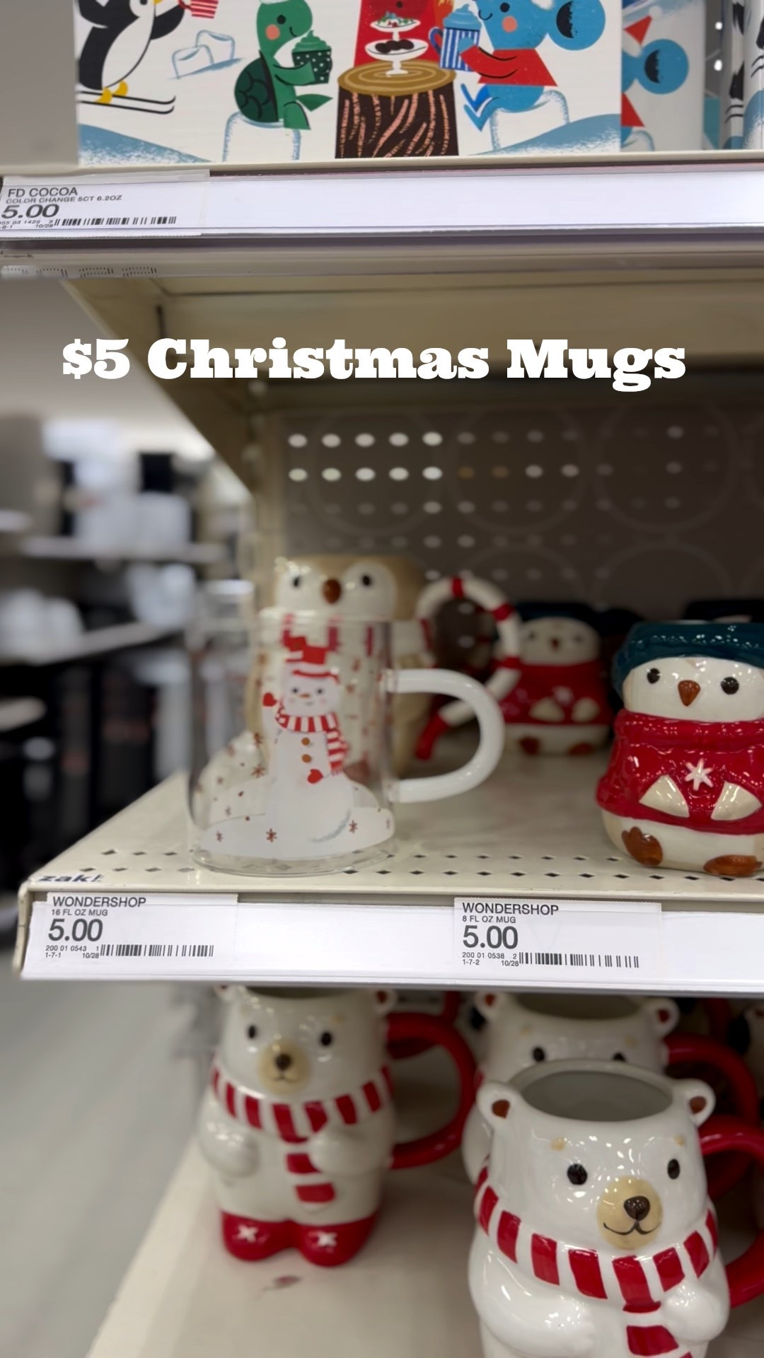 New $5 holiday mugs from Target! 

#LTKFindsUnder50 #LTKHoliday