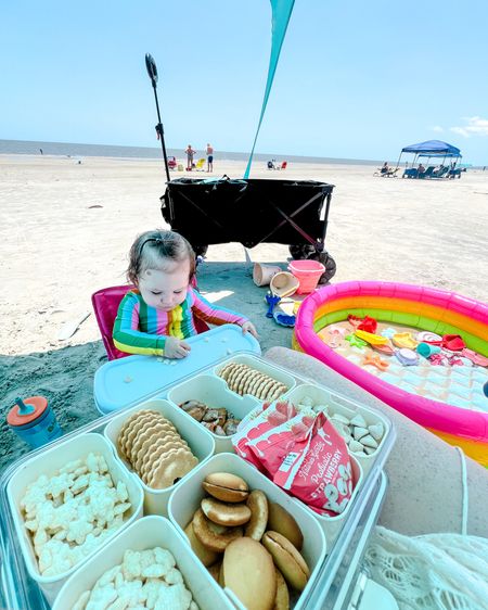 Beach necessities with a toddler 