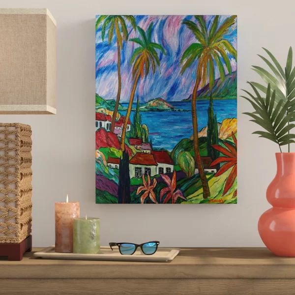 Tropical Paradise by Manor Shadian - Wrapped Canvas Print | Wayfair North America