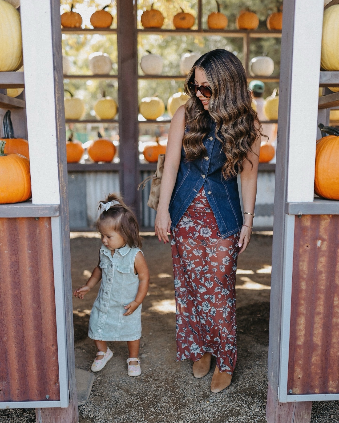 Wearing xs vest & XS maxi skirt
Mommy & me outfits for fall
Fall outfits
Fall family photo outfits
Toddler girl denim dress
Abercrombie denim vest
Anthropologie fall outfit
Maxi skirt


#LTKFamily #LTKFallSale #LTKSeasonal