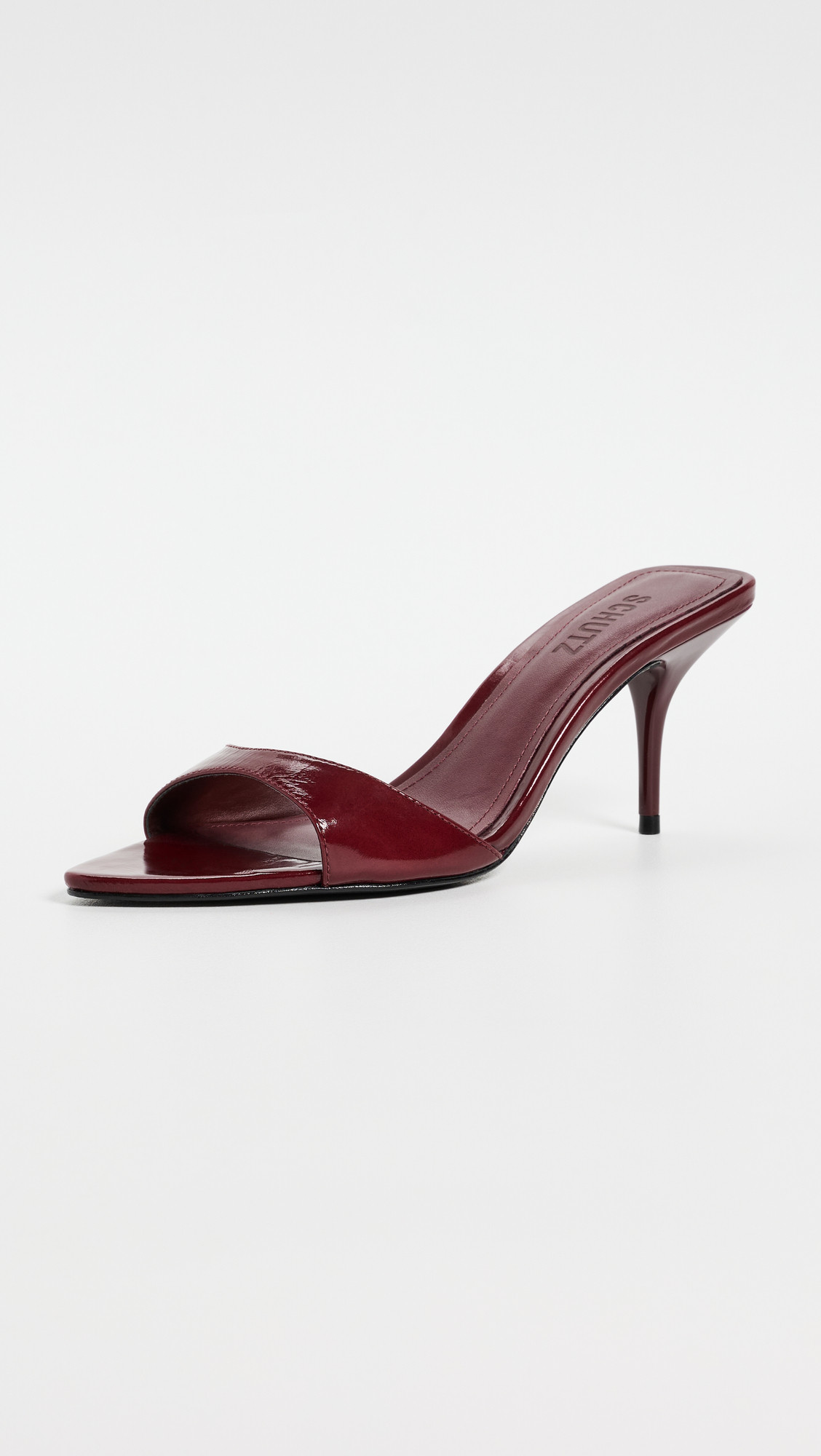 Schutz Elodie Heeled Sandals Wine Berry 11 | Shopbop