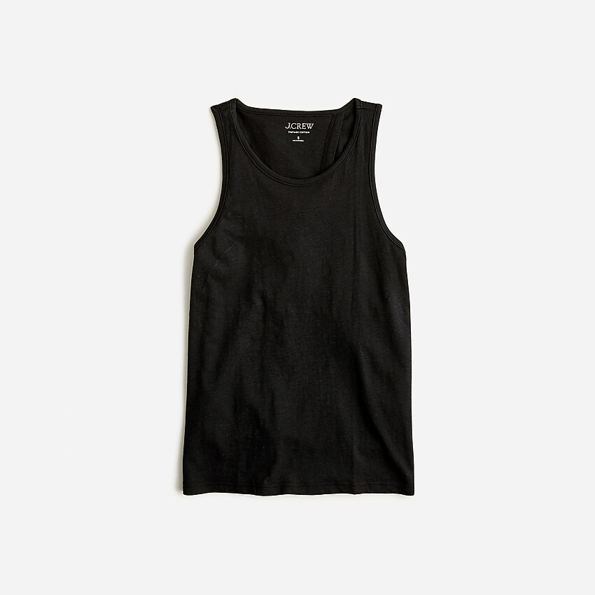 Vintage cotton knot-back tank top | J. Crew US