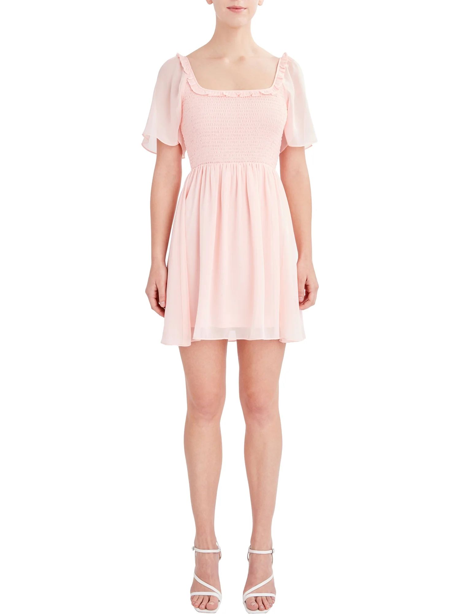 BCBG Paris Women's Smocked Bodice Dress | Walmart (US)