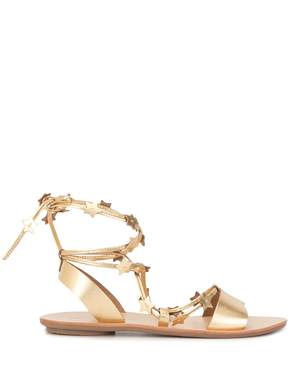Loeffler Randall Starla sandals - Gold | Farfetch Global