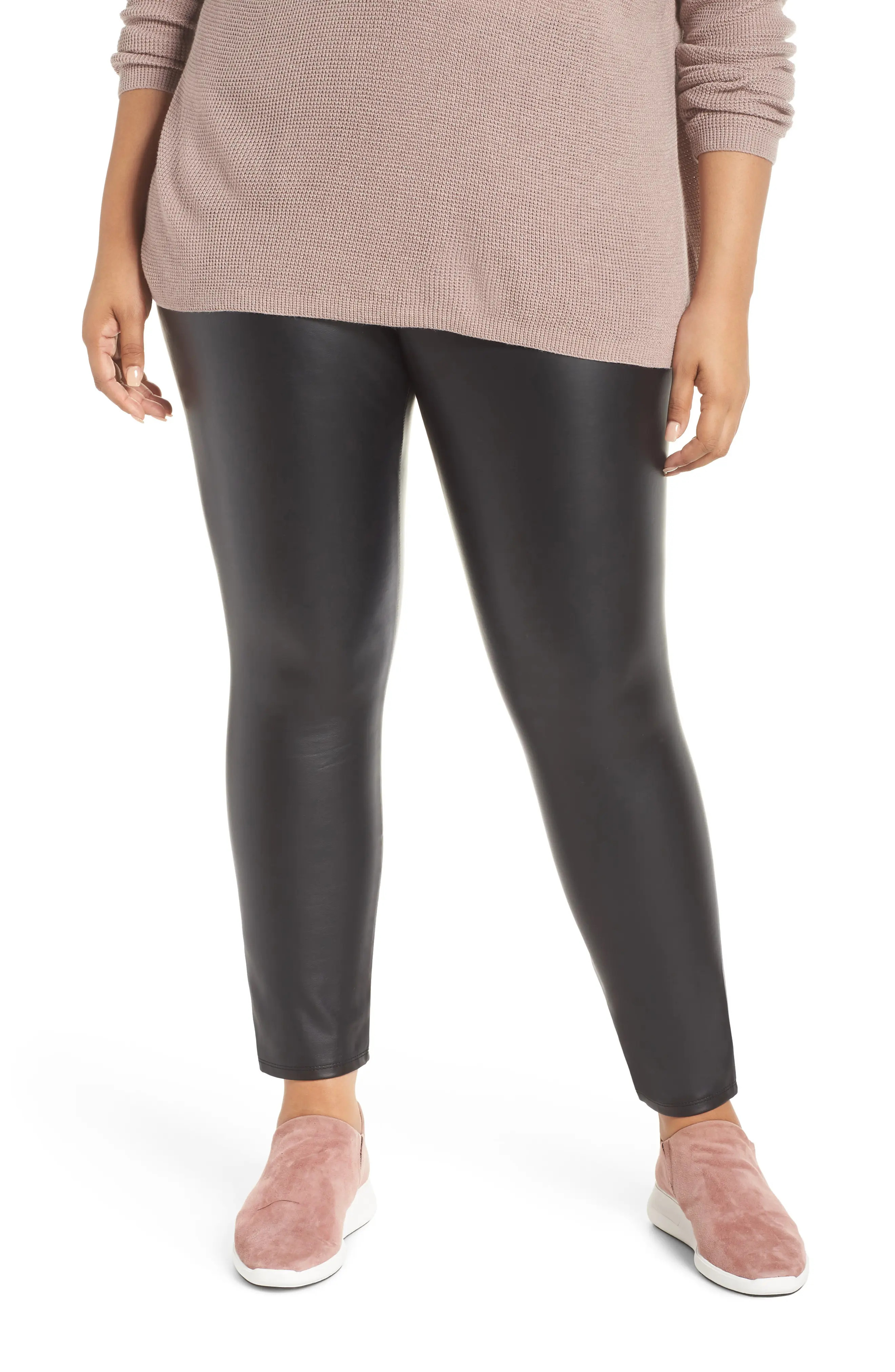 Lyssé High Rise Faux Leather Leggings (Plus Size) | Nordstrom