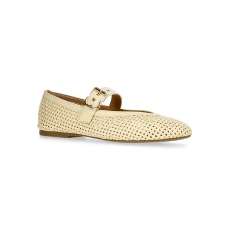 Free Assembly Women's Woven Mary Jane Flats | Walmart (US)