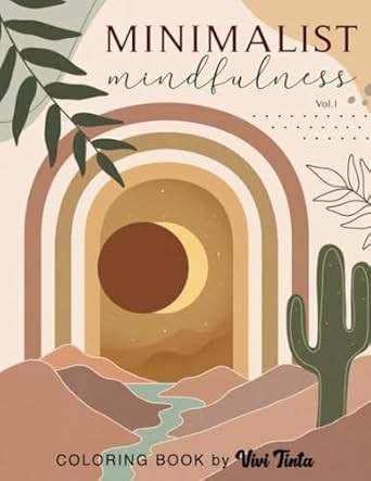Minimalist Mindfulness: Aesthetic Coloring Book for Women, Adults, and Teens with Abstract, Flora... | Amazon (US)