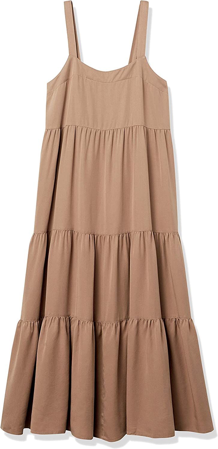 The Drop Women's Britt Tiered Maxi Tent Dress | Amazon (US)