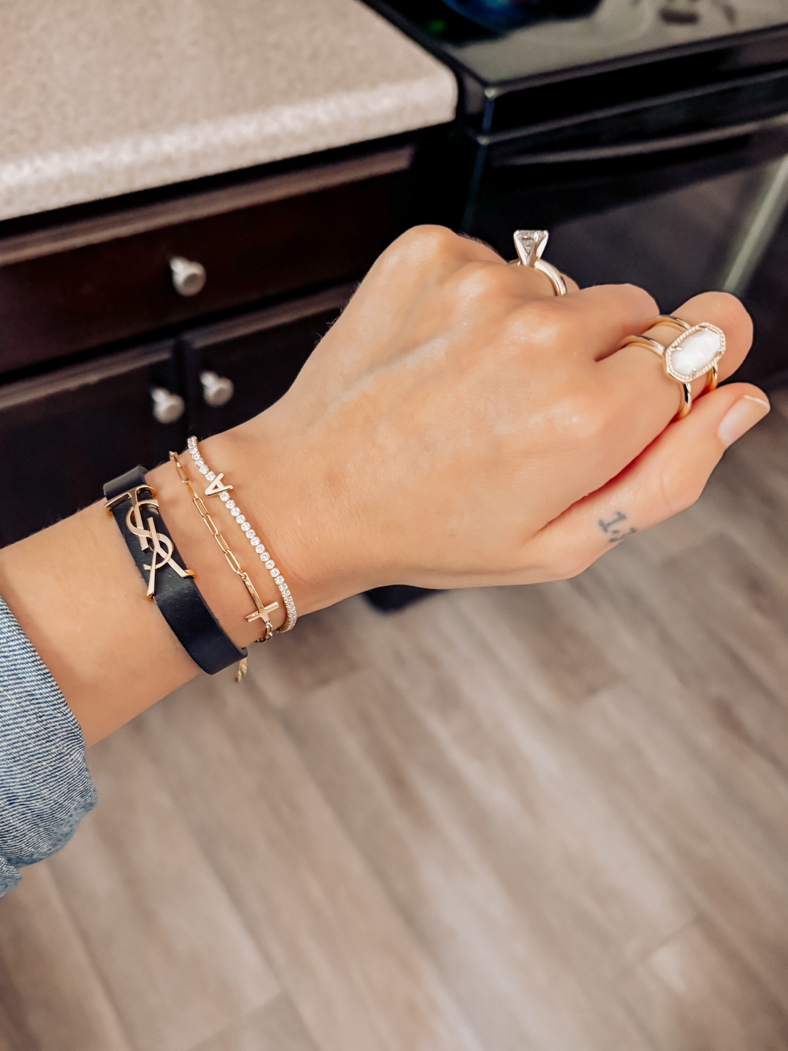 Love a little bling with my rings✨ Obsessed with this YSL bracelet that was gifted to me!! Very demure, very mindful.

#LTKWorkwear #LTKFindsUnder100 #LTKFindsUnder50