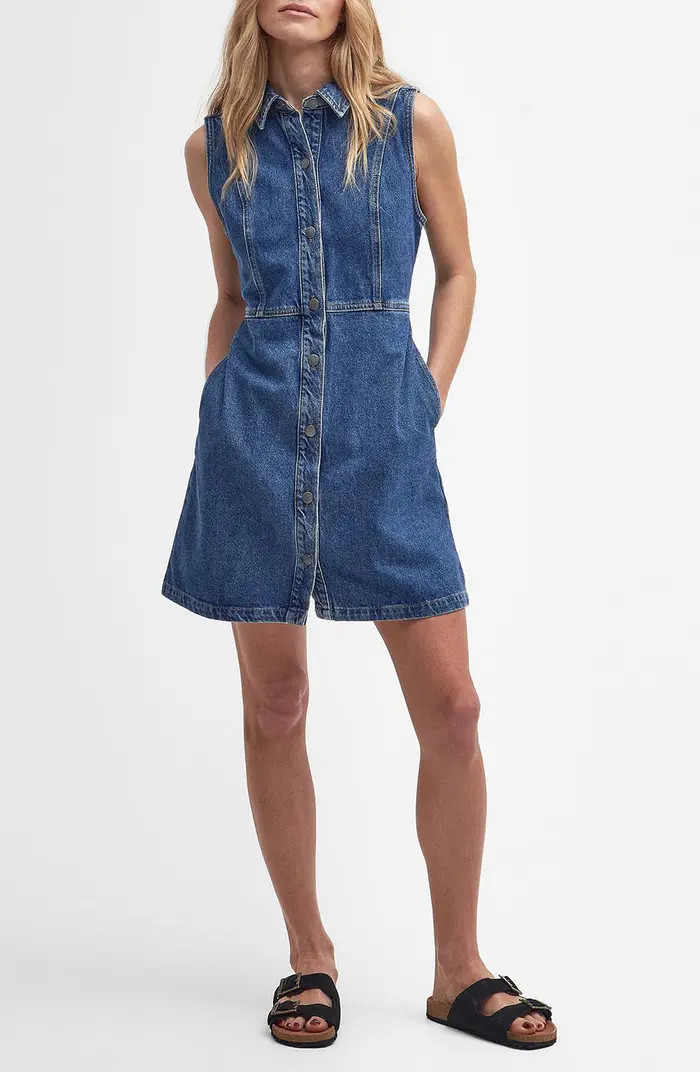 Barbour Molly Sleeveless Denim Dress | Nordstrom | Nordstrom