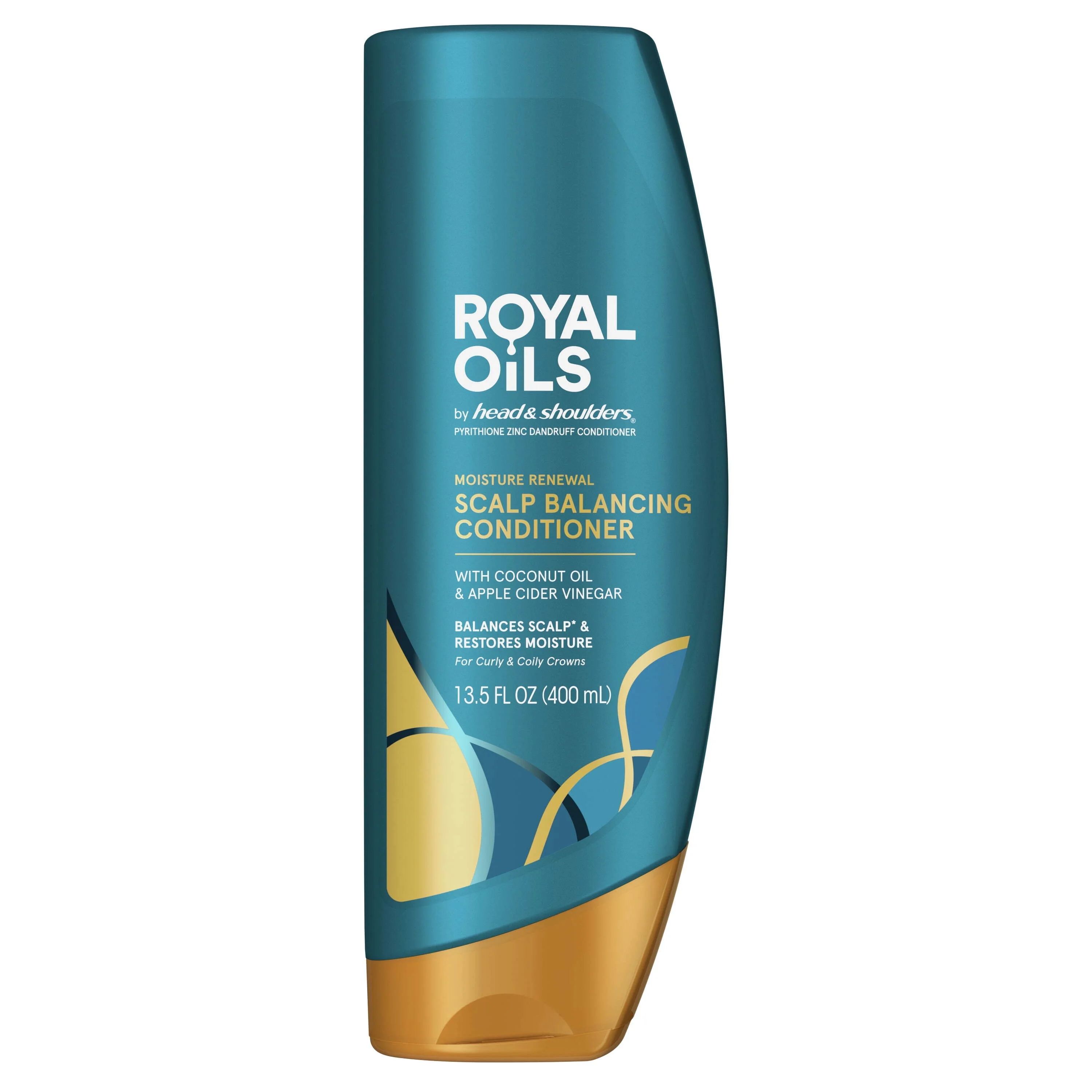 Head and Shoulders Royal Oils Conditioner, Moisture Renew, All Hair Types, 13.5 fl oz | Walmart (US)