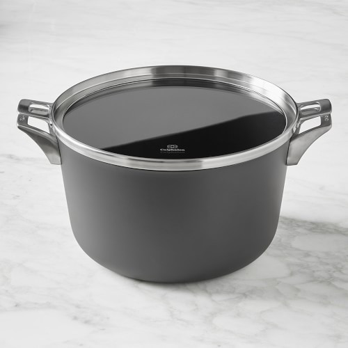 Calphalon Premier Space-Saving Hard-Anodized Nonstick Stock Pot, 12-Qt. | Williams-Sonoma