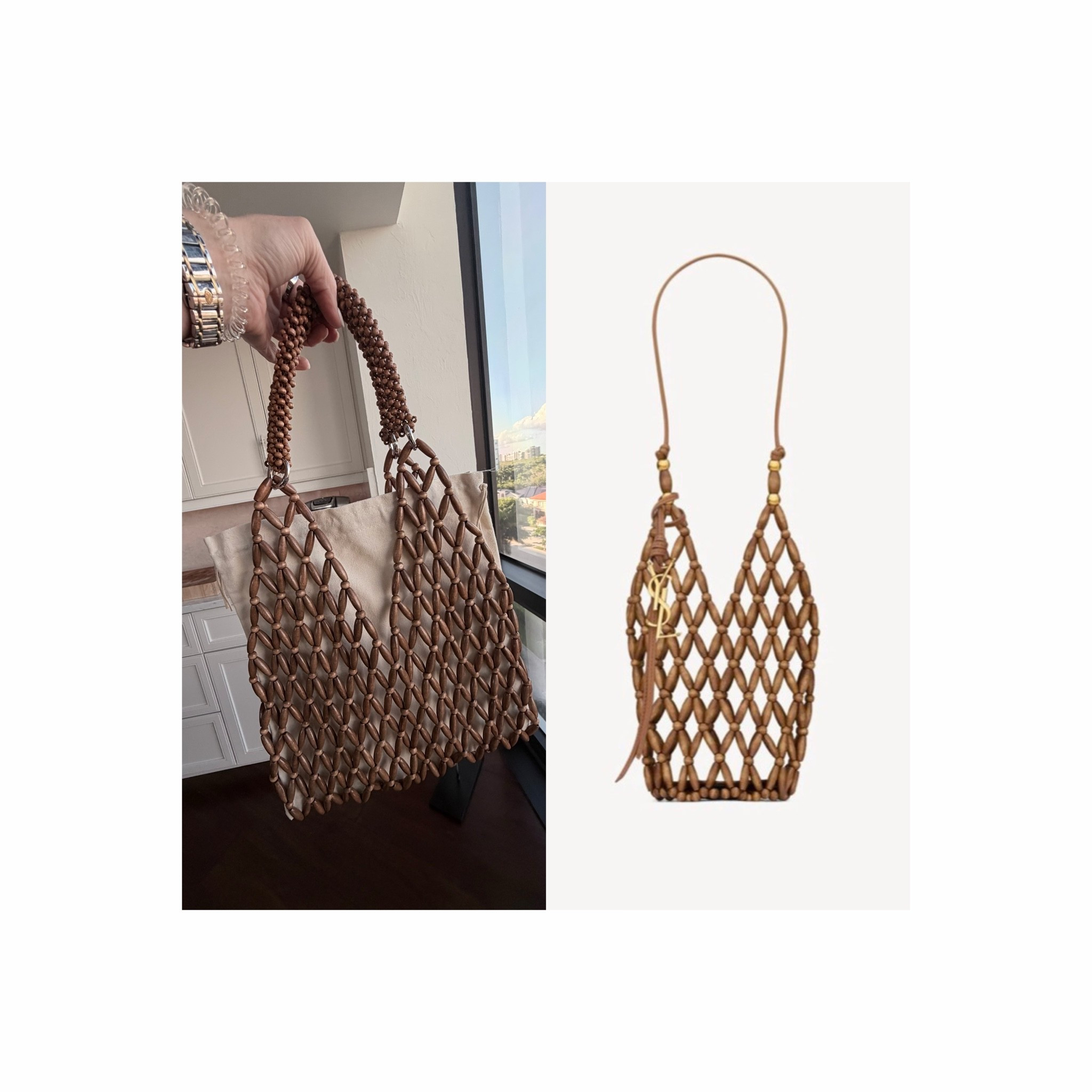 Splurge vs save bead bag!  One is designer!

#LTKOver40 #LTKSeasonal