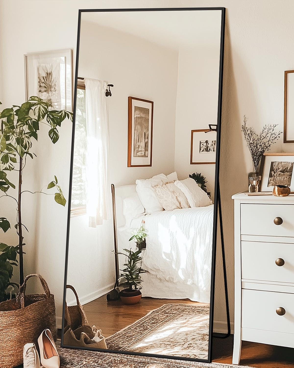 Antok Floor Mirror, 71"×28" Full Length Mirror with Stand Freestanding for Bedroom Living Room, ... | Amazon (US)