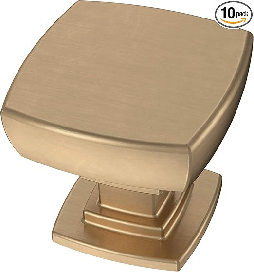 Franklin Brass Parow Kitchen Cabinet Knobs or Drawer Knobs, 10-Pack, Champagne Bronze, Cabinet Ha... | Amazon (US)