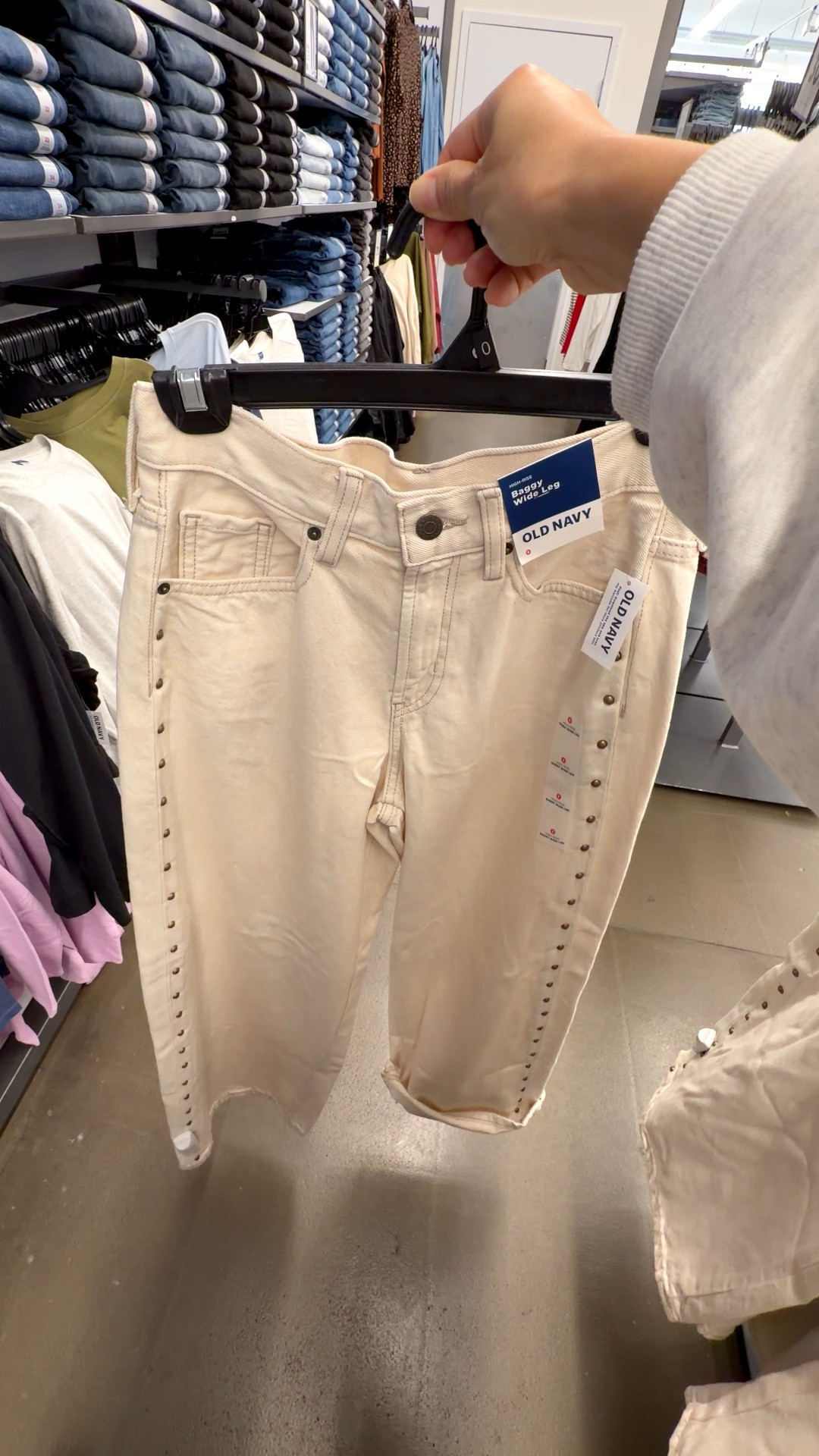 Cute embellished stud jeans at old navy! 

#LTKStyleTip #LTKFindsUnder50 #LTKPetite