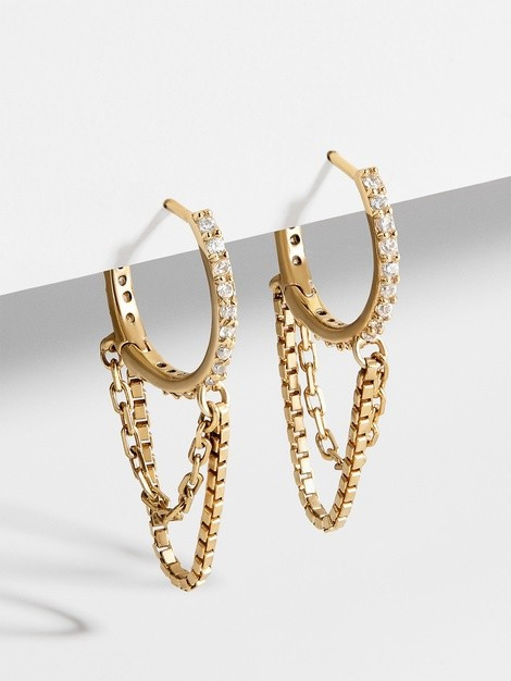 Tre 18K Gold Vermeil Huggie Hoops | BaubleBar (US)