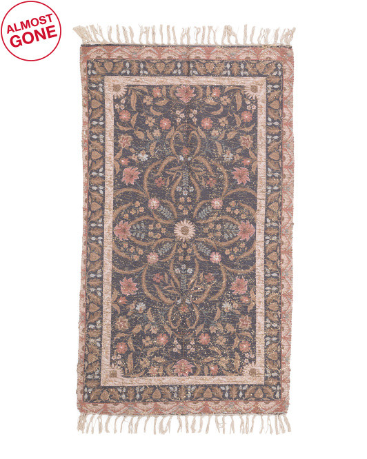 24in X 60in Vintage Floral Avalon Scatter Rug | TJ Maxx
